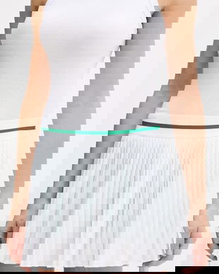 adidas Originals fustă Pleat Skirt PRO culoarea alb, mini, evazați, JM4730