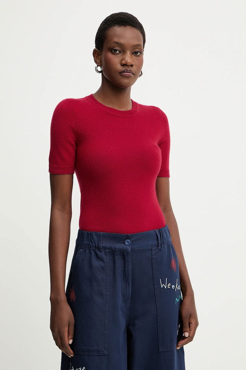 Marella pulover de lână culoarea rosu, light, 2523366424200