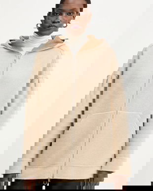 MM cardigan de lână SOTTILE culoarea bej, light, 2526916018600