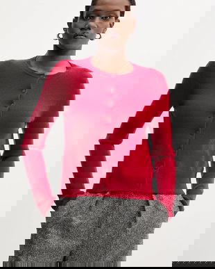 Marella cardigan de lână culoarea roșu, light, 2523346084200