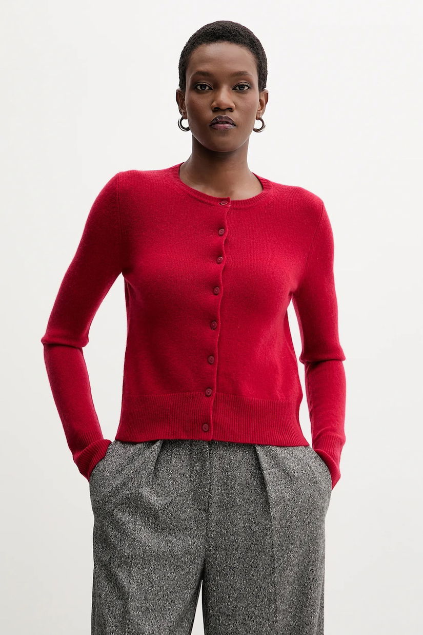 Marella cardigan de lână culoarea roșu, light, 2523346084200