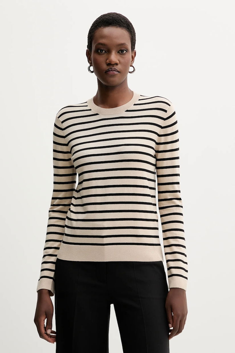 Weekend Max Mara pulover de mătase SICILIA culoarea bej, light, 2525366082600
