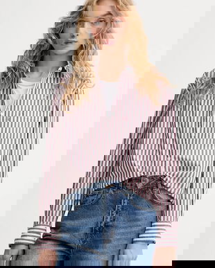 Levi's cămașă din bumbac culoarea maro, cu guler clasic, relaxed, 001HM