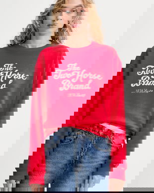 Levi's hanorac de bumbac culoarea rosu, cu imprimeu, 0002L