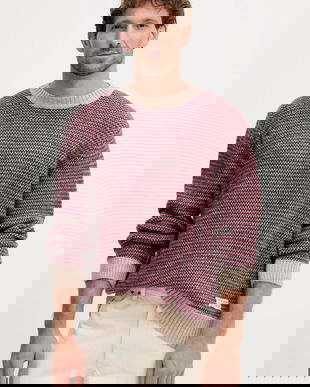 Pepe Jeans pulover din amestec de lână culoarea rosu, PM7000017