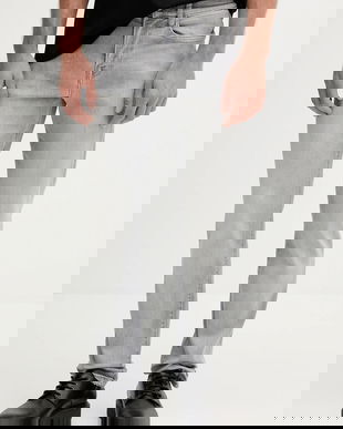 Pepe Jeans jeans culoarea gri, PM20839888AA