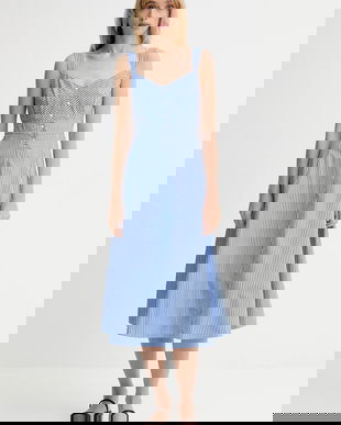 Levi's rochie din bumbac midi, evazati, 003PR