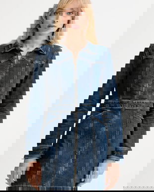 Levi's rochie jeans mini, mulata, 003S6