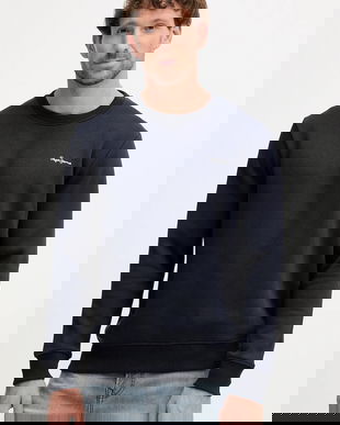 Pepe Jeans bluză culoarea bleumarin, uni, PM5800013