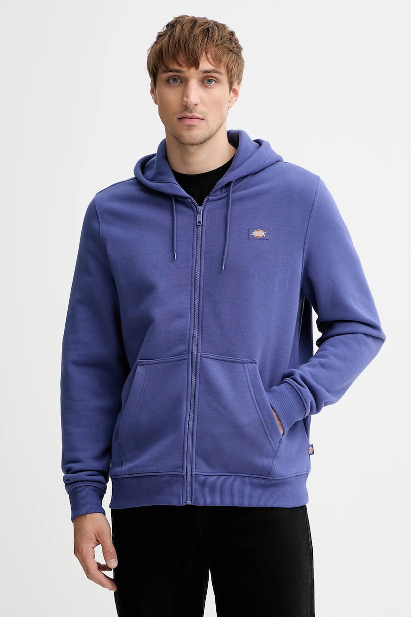 Dickies bluză culoarea violet, cu glugă, uni, DK0A4XD3