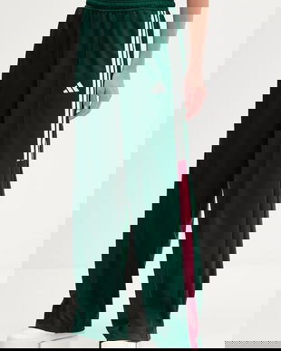 adidas pantaloni de trening Tiro culoarea verde, uni, JW6812