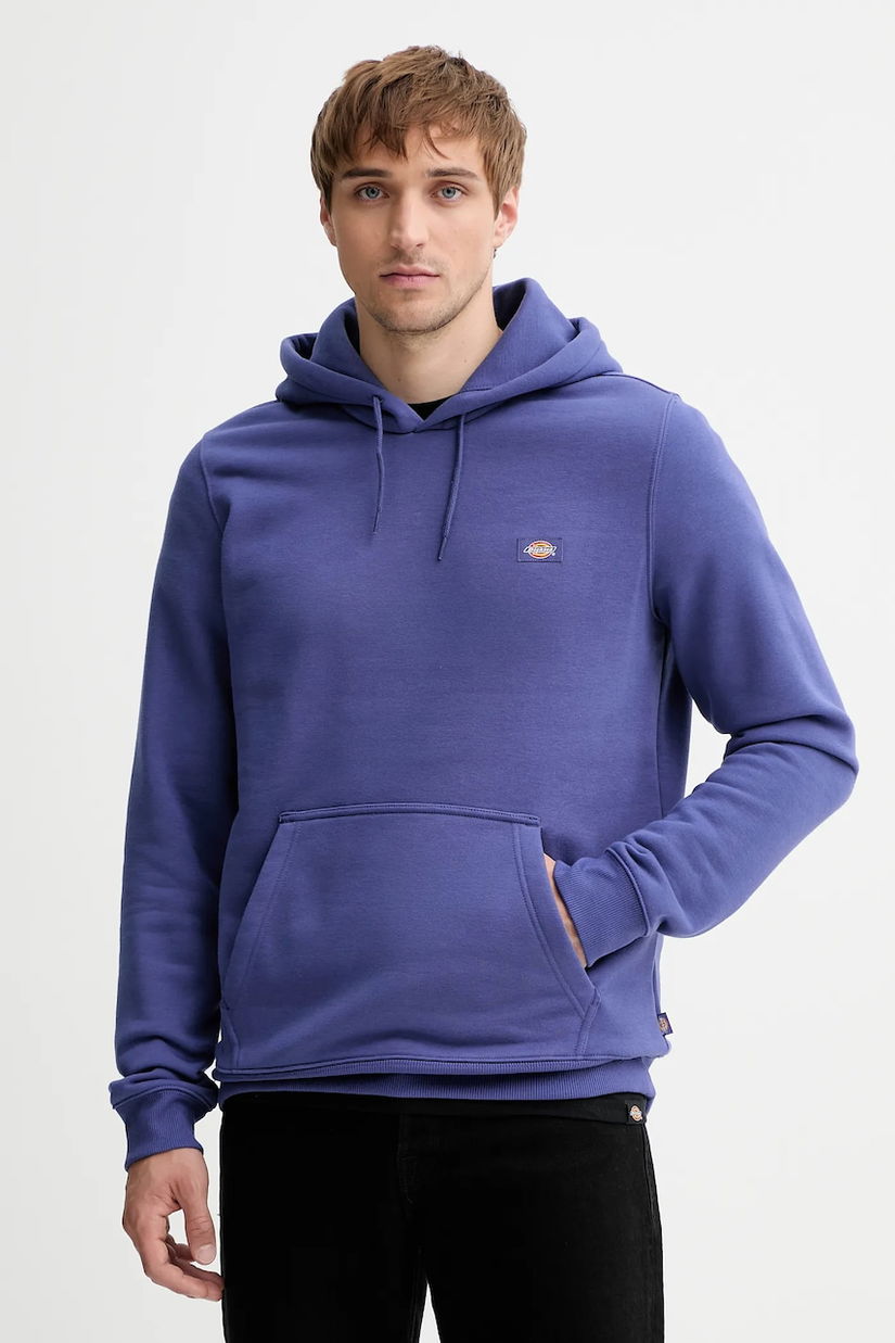 Dickies bluză culoarea violet, cu glugă, uni, DK0A4XCD