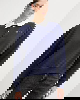 United Colors of Benetton bluza culoarea albastru marin, cu imprimeu, 3WNWD3011