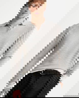 Diesel pulover de bumbac K-LORENZO culoarea gri, light, A14849.0BEAR