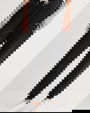 Colmar pantaloni de trening culoarea negru, neted, 9254.3ZN