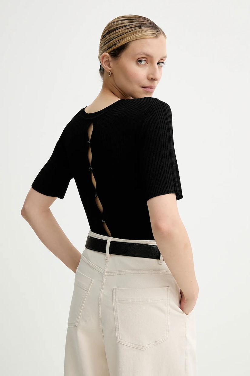 Sessun pulover culoarea negru, light, 25109030