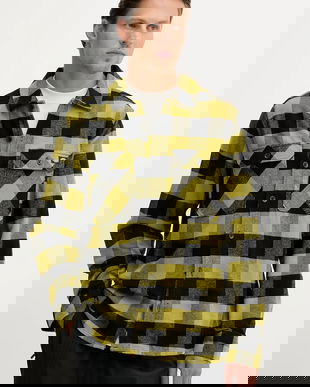 Dickies cămașă din bumbac culoarea verde, cu guler clasic, regular, DK0A4XDZ