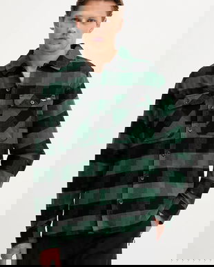 Dickies cămașă din bumbac culoarea verde, cu guler clasic, regular, DK0A4XDZ