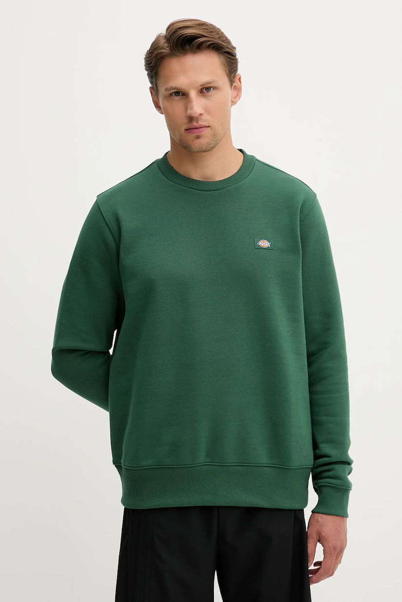Dickies bluză culoarea verde, uni, DK0A4XCE
