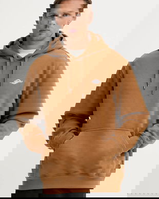 Dickies bluza culoarea negru, cu glugă, neted