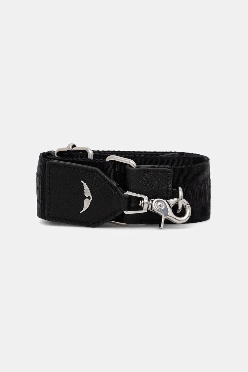 ZADIG&VOLTAIRE curea poșetă culoarea negru, LWOG00041