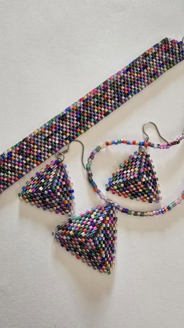 Prismatic Dreams Set din mărgele