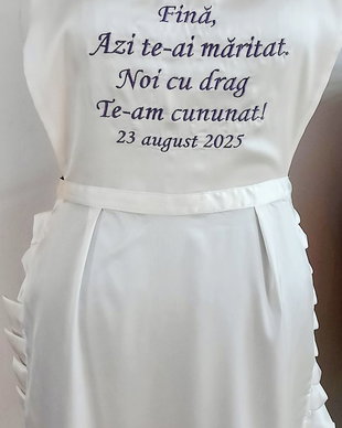 Șorț pentru mirese