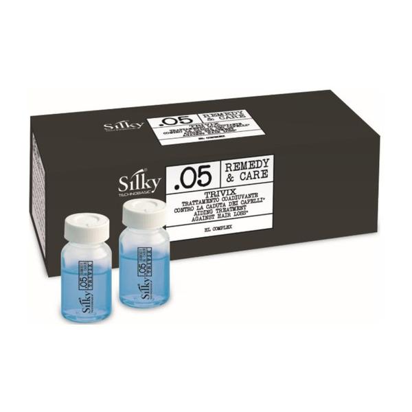 Tratament Anticadere - Silky Remedy &amp; Care Trivix Aiding Treatment Against Hairloss, 10 fiole x 10 ml