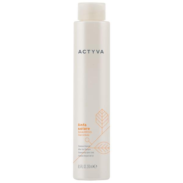 Sampon Hidratant pentru Par si Corp - Kemon Actyva Linfa Solare Shampoo Hair &amp; Body, 250 ml