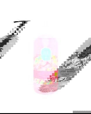 Săpun lichid cu ulei natural de Măsline Japanese Cherry Blossom,Ey&uuml;p Sabri Tuncer, 500 ML