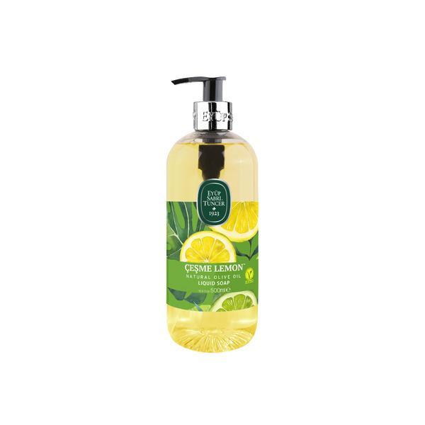 Săpun lichid cu ulei natural de Măsline &Ccedil;eșme Lemon, Ey&uuml;p Sabri Tuncer, 500 ML
