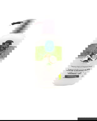 Gel de duș cu lapte natural din Nucă de Cocos, Ey&uuml;p Sabri Tuncer, 600 ML