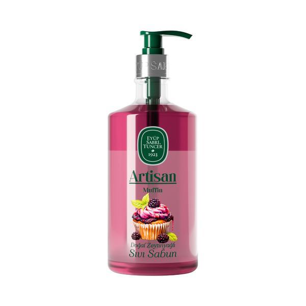 Săpun lichid Artisan cu ulei natural de Măsline - Muffin, Ey&uuml;p Sabri Tuncer,&nbsp;600 ML