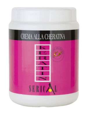Tratament pentru Par Ondulat si Degradat - Kallos Serical Crema Keratin, 1000 ml