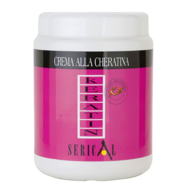 Tratament pentru Par Ondulat si Degradat - Kallos Serical Crema Keratin, 1000 ml