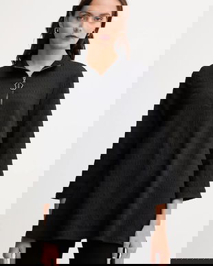 Joseph Ribkoff bluză culoarea negru, uni, 253028