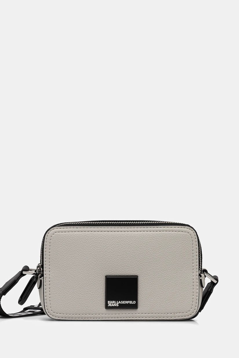Karl Lagerfeld Jeans poșetă culoarea violet, A3W30202