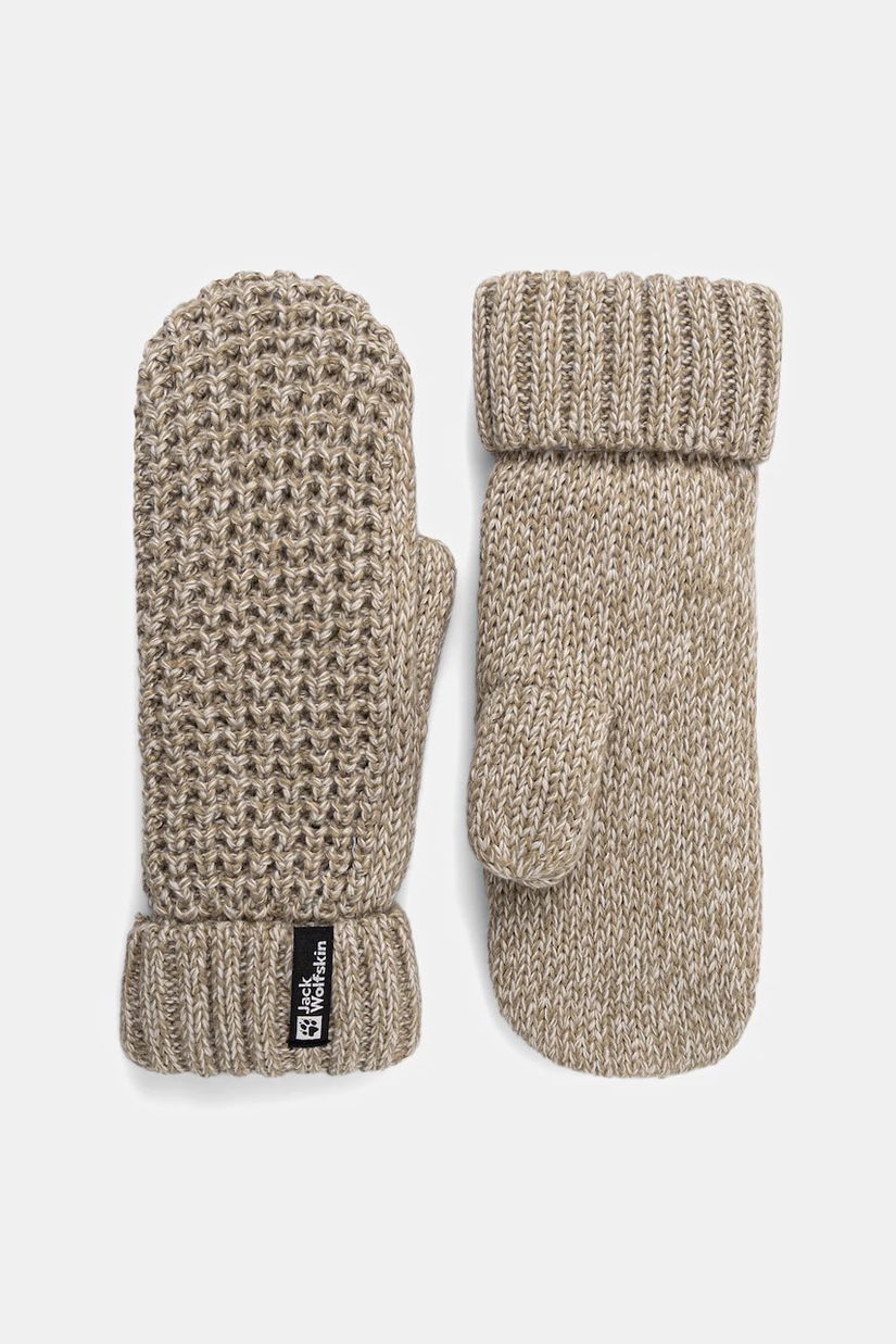 Jack Wolfskin mănuși MEDLEY KNIT culoarea bej, A65233