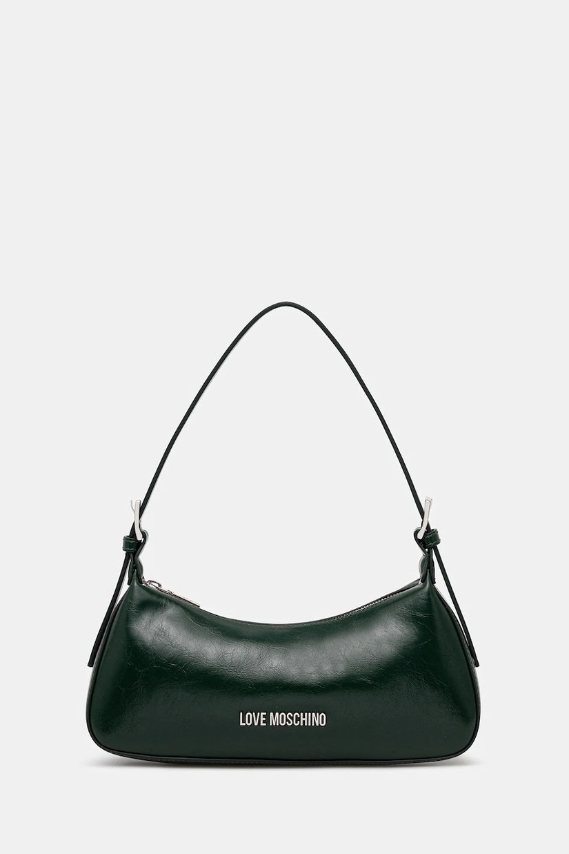 Love Moschino poșetă culoarea verde, JC4390PP0NKP085A