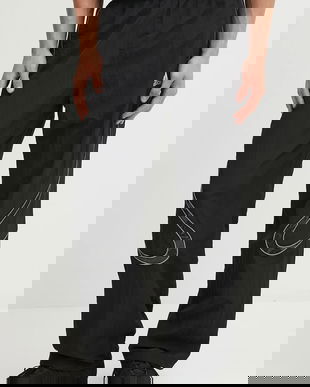 adidas Originals pantaloni de trening Adilenium Tg Tp culoarea negru, cu imprimeu, KF8521