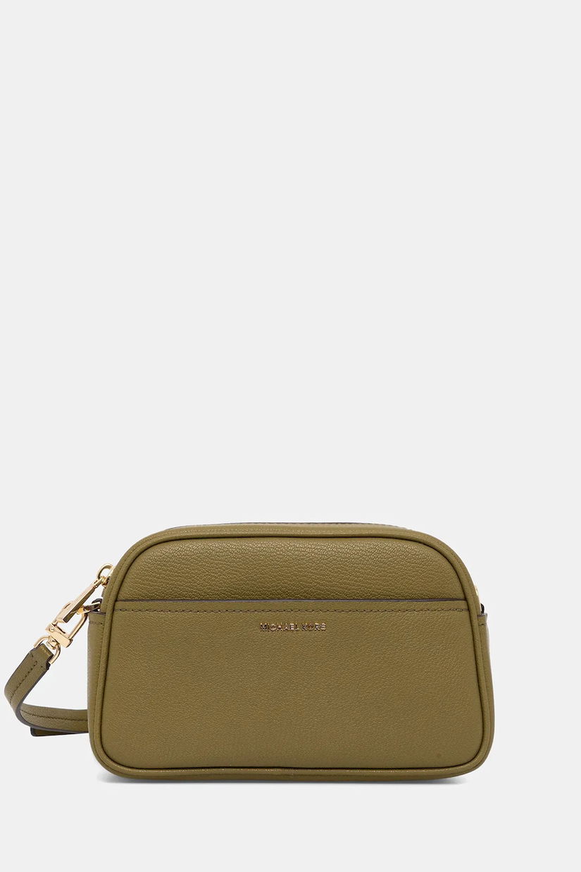 MICHAEL Michael Kors poșetă de piele culoarea verde, 32F5GJ6C5L