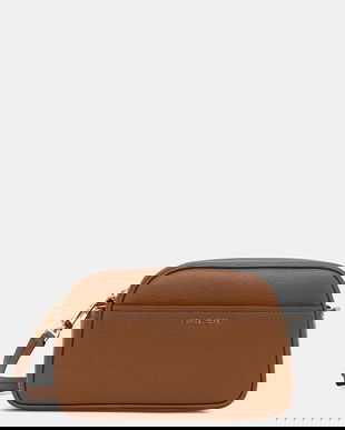 MICHAEL Michael Kors poșetă de piele culoarea maro, 32F5GJ6C5L