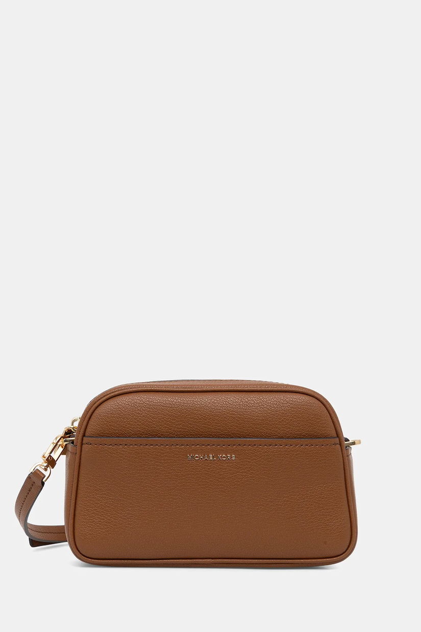 MICHAEL Michael Kors poșetă de piele culoarea maro, 32F5GJ6C5L