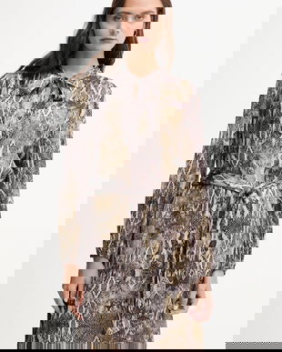 Marc Aurel rochie culoarea verde, mini, evazați, 6570-1000-24809