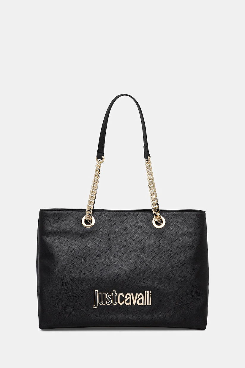 Just Cavalli poșetă culoarea negru, 79RA4BB9 ZS766