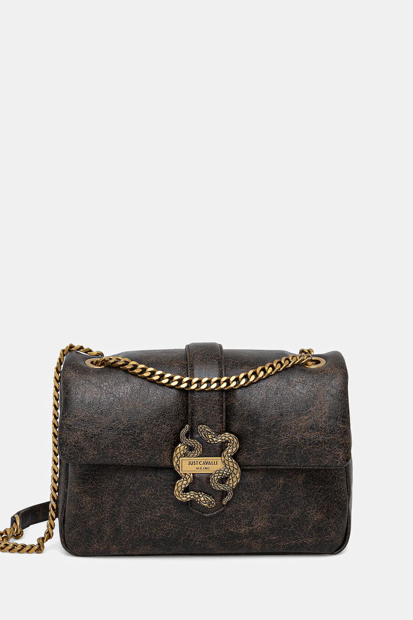 Just Cavalli poșetă culoarea maro, 79RA4BC3 ZSD10