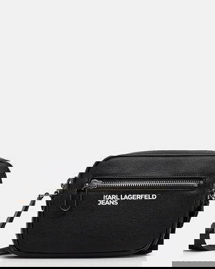 Karl Lagerfeld Jeans borsetă culoarea negru, A4M30315