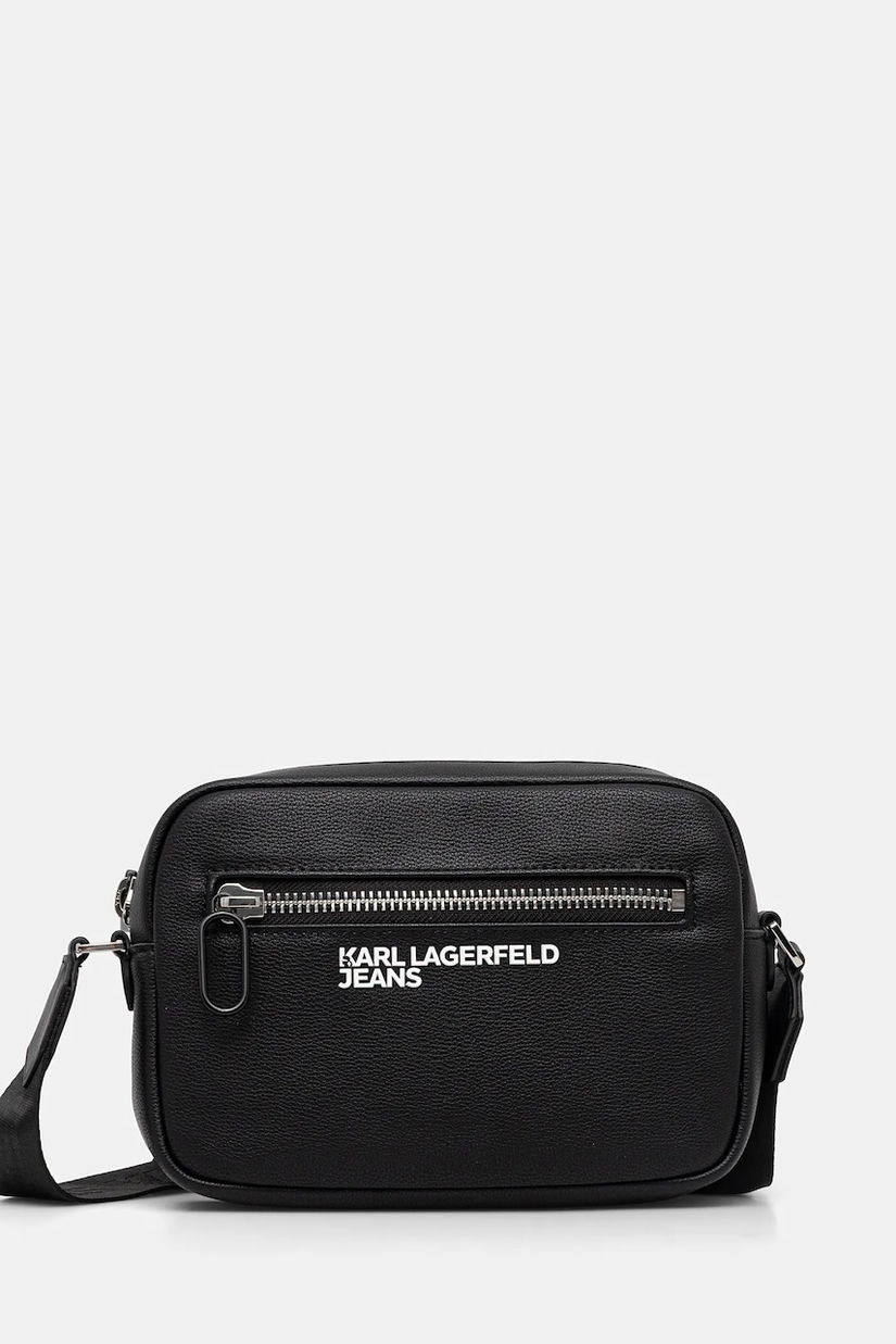 Karl Lagerfeld Jeans borsetă culoarea negru, A4M30315