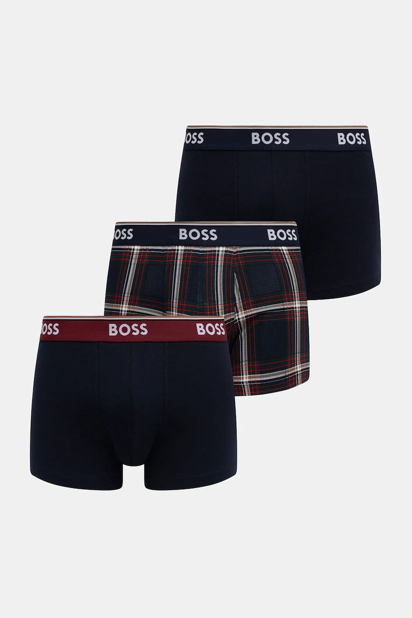 BOSS boxeri 3-pack culoarea negru, 50531701