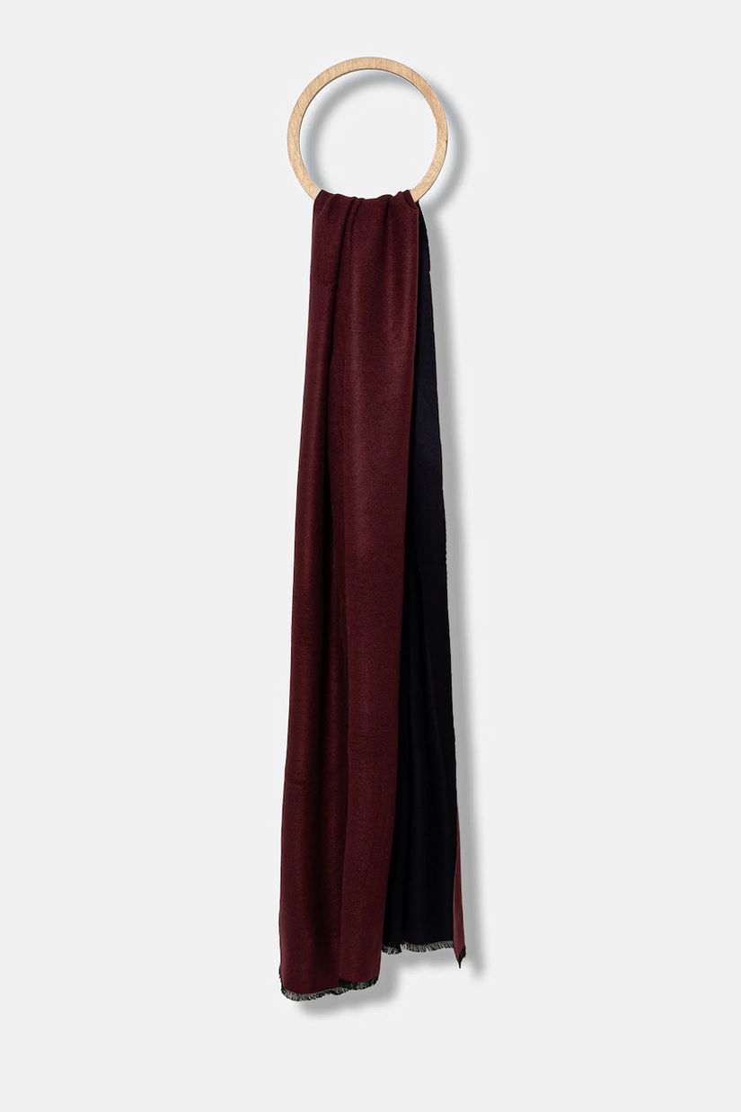 MAX&Co. fular culoarea bordo, uni, 2526546017200